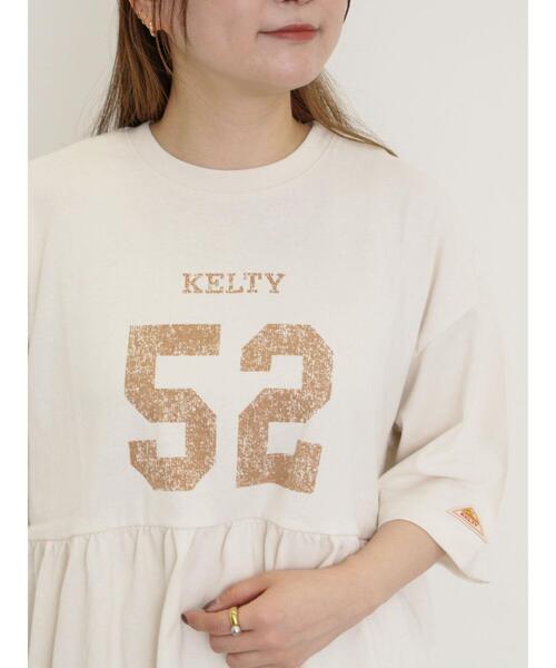 Samansa Mos2(サマンサ モスモス)の「【KELTY×Samansa Mo2】ギャザーチュニックTシャツ(Tシャツ/カットソー・レディース・イエロー/オフホワイト/ブラック/サックスブルー・F)」の11枚目の写真