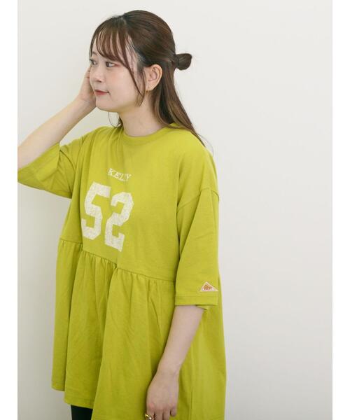 Samansa Mos2(サマンサ モスモス)の「【KELTY×Samansa Mo2】ギャザーチュニックTシャツ(Tシャツ/カットソー・レディース・イエロー/オフホワイト/ブラック/サックスブルー・F)」の22枚目の写真