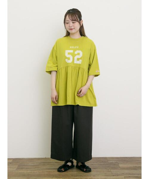 セール】【KELTY×Samansa Mo2】ギャザーチュニックTシャツ（T