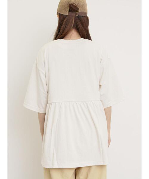 KELTY×Samansa Mo2】ギャザーチュニックTシャツ（Tシャツ