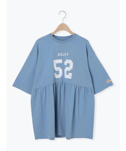 KELTY×Samansa Mo2】ギャザーチュニックTシャツ（Tシャツ