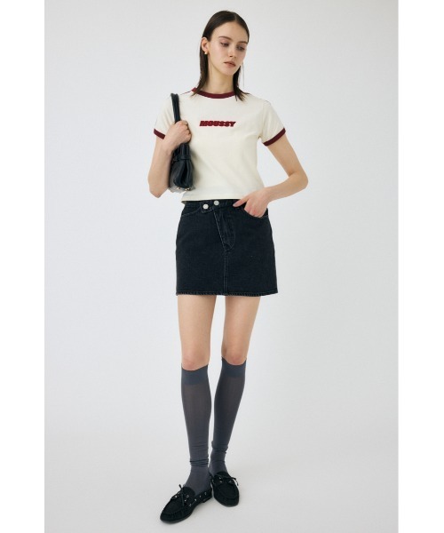 moussy クロスウエストミニスカート CROSS WAIST ミニスカート（デニムスカート）｜MOUSSY（マウジー