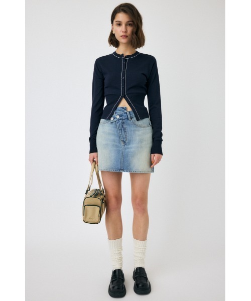 CROSS WAIST ミニスカート（デニムスカート）｜MOUSSY（マウジー