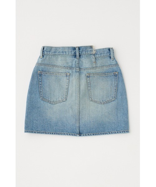 【関税込み】AGOLDE ブルー Criss Cross デニム ミニスカート CROSS WAIST ミニスカート（デニムスカート）｜MOUSSY（マウジー