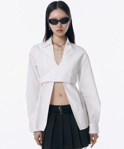 Jose moon 2WAY SHIRT/ツーウェイシャツ Jose moon セール】2WAY SHIRT/ツーウェイシャツ（シャツ/ブラウス）｜JOSE MOON