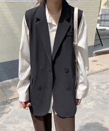 Teem Store（チームストア）の「ダブルボタンテーラードベスト（ベスト）」