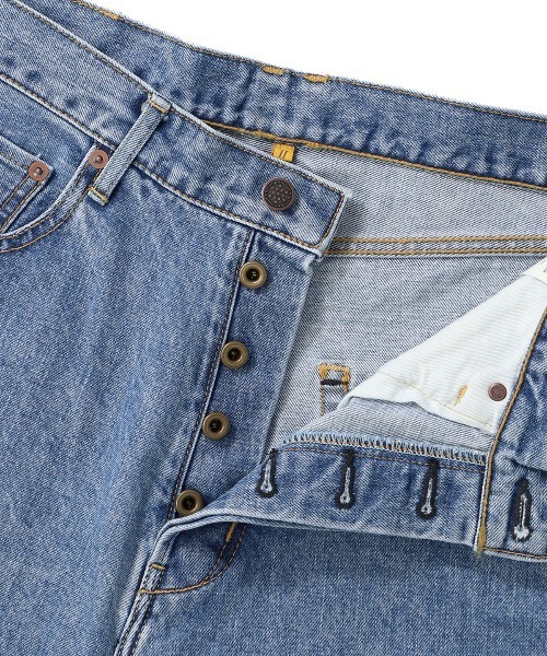 UNION（UNION TOKYO）（ユニオン）の「UNION TOKYO HUGES SHORT ユニオントーキョー（デニムパンツ・メンズ・ライトインディゴブルー・SMALL/LARGE/MEDIUM/X-LARGE）」の5枚目の写真