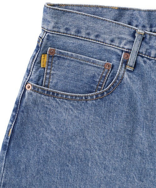 UNION（UNION TOKYO）（ユニオン）の「UNION TOKYO HUGES SHORT ユニオントーキョー（デニムパンツ・メンズ・ライトインディゴブルー・SMALL/LARGE/MEDIUM/X-LARGE）」の2枚目の写真