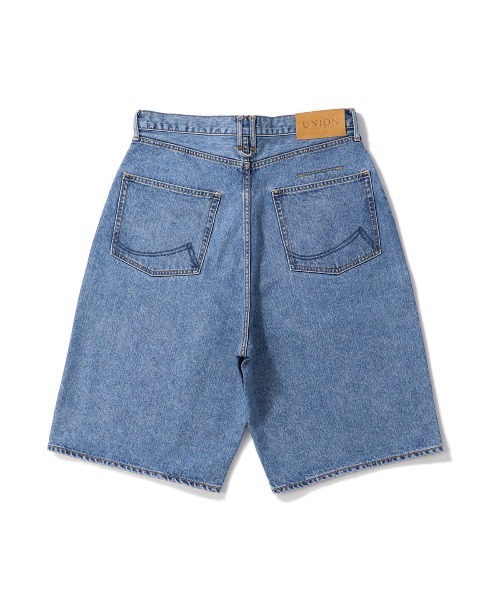 UNION（UNION TOKYO）（ユニオン）の「UNION TOKYO HUGES SHORT ユニオントーキョー（デニムパンツ・メンズ・ライトインディゴブルー・SMALL/LARGE/MEDIUM/X-LARGE）」の4枚目の写真