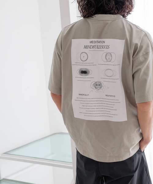 HEREIAM（ヘレイアム）の「【HEREIAM MEN】ユニセックス/吸水速乾＆接触冷感/MINDFUINESS T（Tシャツ/カットソー・メンズ・ホワイト/グリーン系その他/ブラック・MEDIUM/LARGE）」の20枚目の写真