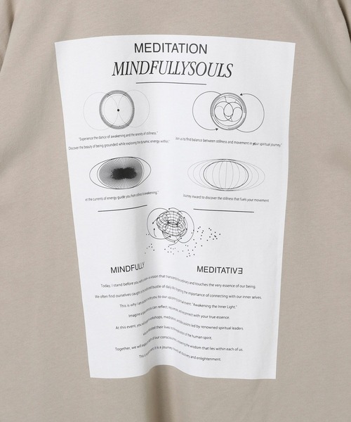 HEREIAM（ヘレイアム）の「【HEREIAM MEN】ユニセックス/吸水速乾＆接触冷感/MINDFUINESS T（Tシャツ/カットソー・メンズ・ホワイト/グリーン系その他/ブラック・MEDIUM/LARGE）」の4枚目の写真