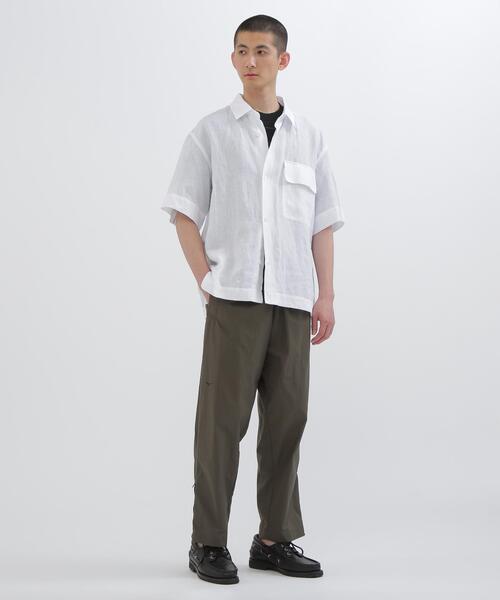 MARGARET HOWELL(マーガレットハウエル)の「SHIRTING LINEN SHIRT(シャツ/ブラウス・メンズ・ブラウン・LARGE/SMALL)」の10枚目の写真