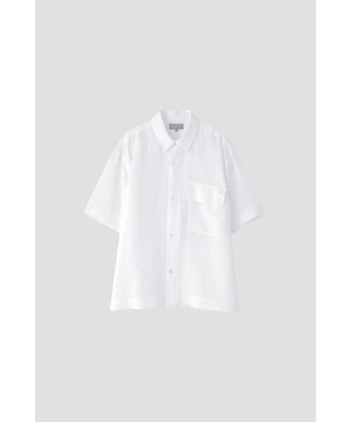 MARGARET HOWELL(マーガレットハウエル)の「SHIRTING LINEN SHIRT(シャツ/ブラウス・メンズ・ブラウン・LARGE/SMALL)」の9枚目の写真