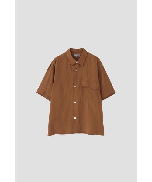 MARGARET HOWELL(マーガレットハウエル)の「SHIRTING LINEN SHIRT(シャツ/ブラウス・メンズ・ブラウン・LARGE/SMALL)」の3枚目の写真