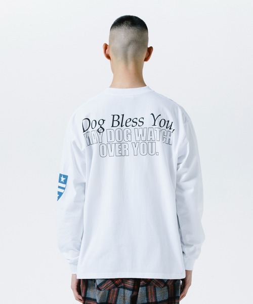 ROTTWEILER（ロットワイラー）の「DOG PHOTO LS TEE（Tシャツ/カットソー・メンズ・ブラック/ホワイト・S/M/L/XL）」の10枚目の写真