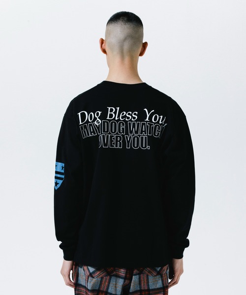 ROTTWEILER（ロットワイラー）の「DOG PHOTO LS TEE（Tシャツ/カットソー・メンズ・ブラック/ホワイト・S/M/L/XL）」の9枚目の写真