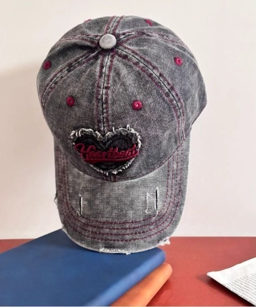セール】ハートビートカラーデニムCAP（キャップ）｜LETee（レティー