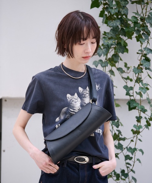 aulentti オウレンティ ボディバッグ AULENTTI/オウレンティ】ワイドフラップ ボディバッグ