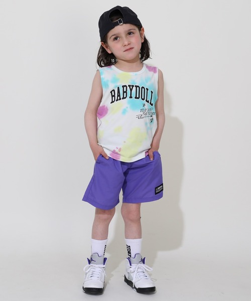 BABYDOLL（ベビードール）の「【綿100％】タイダイタンクトップ 0583K（タンクトップ・キッズ・ベビーピンク/ターコイズブルー・100cm/110cm/120cm/130cm/140cm/90cm）」の5枚目の写真