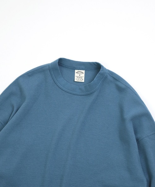 OMNIGOD（オムニゴッド）の「[OMNIGOD womens / オムニゴッド] サーマル ロングスリーブTシャツ（Tシャツ/カットソー・レディース・ブルー/アイボリー/ブラック・0）」の12枚目の写真