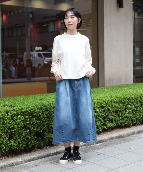 OMNIGOD（オムニゴッド）の「[OMNIGOD womens / オムニゴッド] サーマル ロングスリーブTシャツ（Tシャツ/カットソー・レディース・ブルー/アイボリー/ブラック・0）」の5枚目の写真