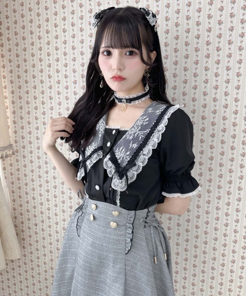 ROJITA(ロジータ)の「パール釦セーラーカラーブラウス(シャツ/ブラウス・レディース・ブラック/マルチ/その他/ホワイト・FREE)」の18枚目の写真