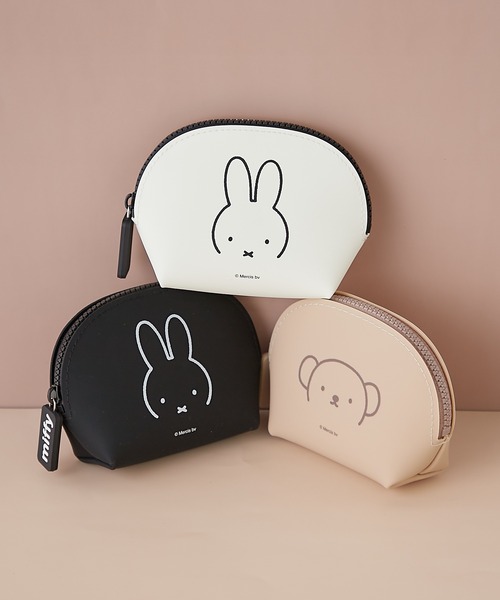 Actually（アクチュアリー）の「NUU-Oval ディック・ブルーナ オーバルポーチ（ポーチ・レディース・ホワイト/ブラウン/ブラック・フリー）」の4枚目の写真