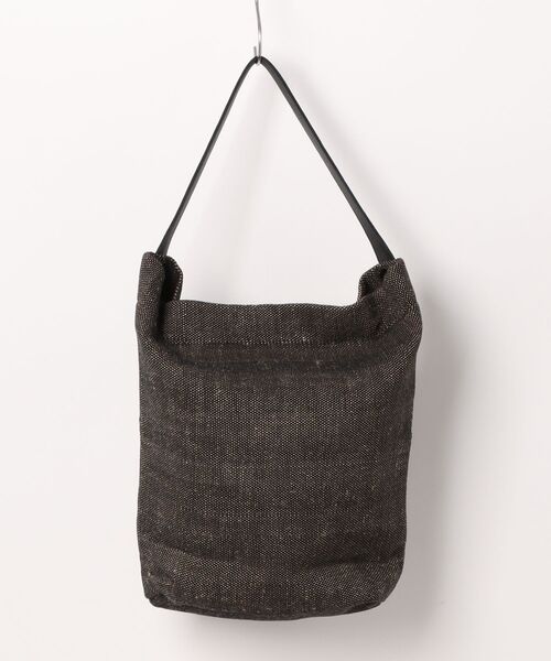 CLEDRAN（クレドラン）の「【麻ミックス】CL3760 HAND＆WORK C/J HALF SHOULDER（ショルダーバッグ・レディース・グレー系その他/ブラック系その他/ホワイト系その他・FREE）」の21枚目の写真