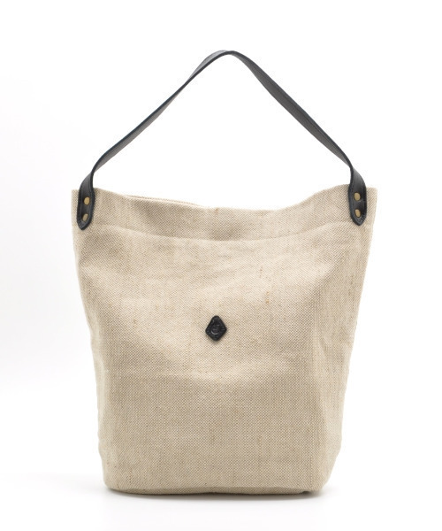 CLEDRAN（クレドラン）の「【麻ミックス】CL3760 HAND＆WORK C/J HALF SHOULDER（ショルダーバッグ・レディース・グレー系その他/ブラック系その他/ホワイト系その他・FREE）」の2枚目の写真