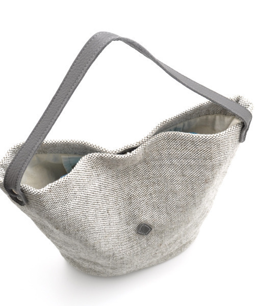 CLEDRAN（クレドラン）の「【麻ミックス】CL3760 HAND＆WORK C/J HALF SHOULDER（ショルダーバッグ・レディース・グレー系その他/ブラック系その他/ホワイト系その他・FREE）」の11枚目の写真