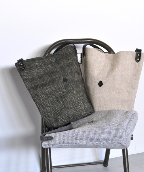 CLEDRAN（クレドラン）の「【麻ミックス】CL3760 HAND＆WORK C/J HALF SHOULDER（ショルダーバッグ・レディース・グレー系その他/ブラック系その他/ホワイト系その他・FREE）」の20枚目の写真