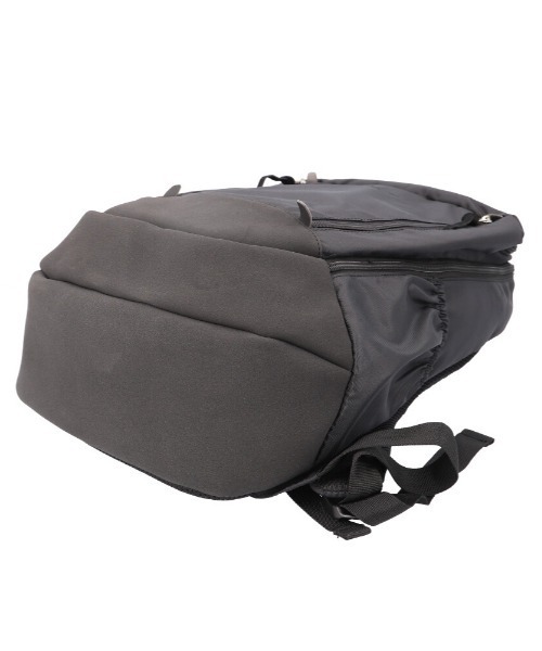 Rename（リネーム）の「Rename ナイロン ダブルジップバックパック（バックパック/リュック・レディース・ブラック×ブラック/ホワイト×ブラック・FREE）」の6枚目の写真