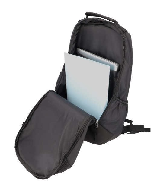 Rename（リネーム）の「Rename ナイロン ダブルジップバックパック（バックパック/リュック・レディース・ブラック×ブラック/ホワイト×ブラック・FREE）」の10枚目の写真