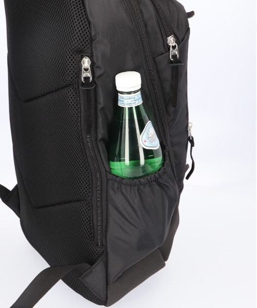 Rename（リネーム）の「Rename ナイロン ダブルジップバックパック（バックパック/リュック・レディース・ブラック×ブラック/ホワイト×ブラック・FREE）」の12枚目の写真