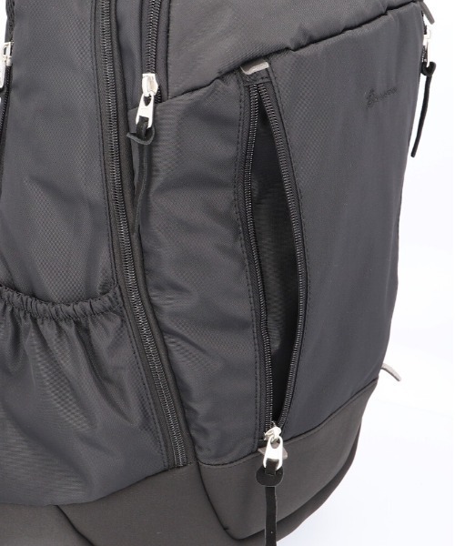 Rename（リネーム）の「Rename ナイロン ダブルジップバックパック（バックパック/リュック・レディース・ブラック×ブラック/ホワイト×ブラック・FREE）」の13枚目の写真