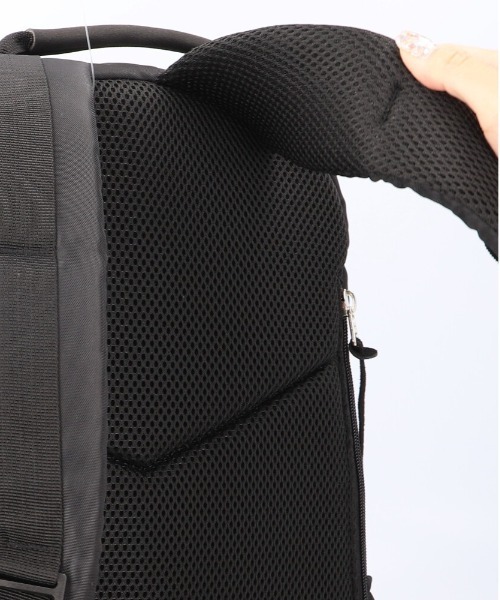 Rename（リネーム）の「Rename ナイロン ダブルジップバックパック（バックパック/リュック・レディース・ブラック×ブラック/ホワイト×ブラック・FREE）」の16枚目の写真