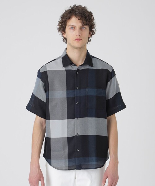 新品M ブラックレーベル クレストブリッジ CBチェック カラミポケットTシャツ セール】 【一部店舗限定】クレストブリッジチェックポケットT