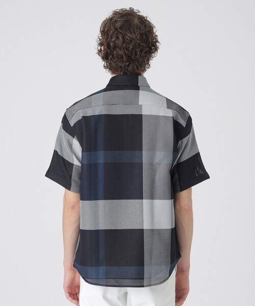 BLACK LABEL CRESTBRIDGE（ブラックレーベル・クレストブリッジ）の「クレストブリッジチェックカラミシャツ（シャツ/ブラウス・メンズ・ダークネイビー/ライトベージュ/レッド系その他2・S/M/XL/L）」の12枚目の写真