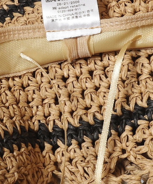 coca（coca）（コカ）の「ラインペーパーハット（ハット・レディース・ブラウン・ONE SIZE）」の12枚目の写真