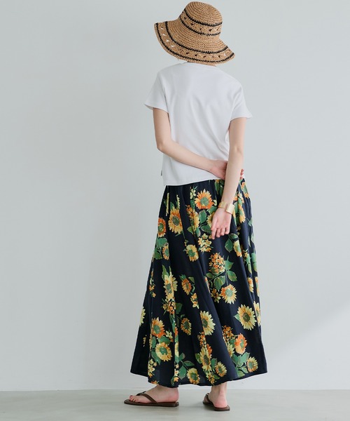 coca（coca）（コカ）の「ラインペーパーハット（ハット・レディース・ブラウン・ONE SIZE）」の8枚目の写真