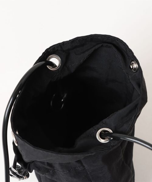 Mignonjour（ミニョンジュール）の「Mignonjour/ナイロンミニ巾着ショルダー M2765（ショルダーバッグ・レディース・ブラック/ホワイト/グリーン・FREE）」の13枚目の写真