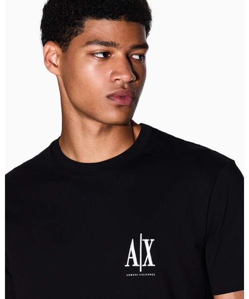 A|X アルマーニ エクスチェンジ】ICON ワンポイント半袖クルー A|X アルマーニ エクスチェンジ】ICON ワンポイント半袖クルー