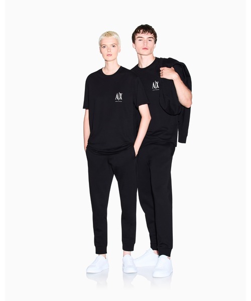 ARMANI EXCHANGE（アルマーニエクスチェンジ）の「【A|X アルマーニ エクスチェンジ】ICON ワンポイント半袖クルーネックTシャツ/REGULAR（Tシャツ/カットソー・メンズ・オフホワイト/ブラック・LARGE/MEDIUM/SMALL/X-LARGE/X-SMALL/XX-LARGE）」の11枚目の写真