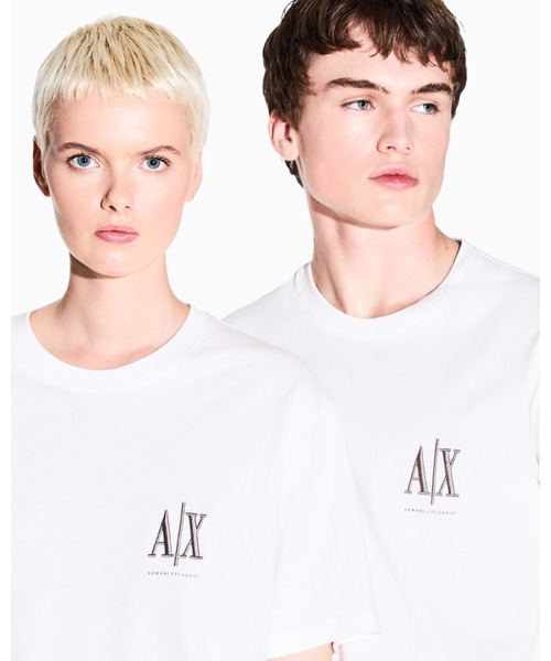 A|X アルマーニ エクスチェンジ】ICON ワンポイント半袖クルーネックT