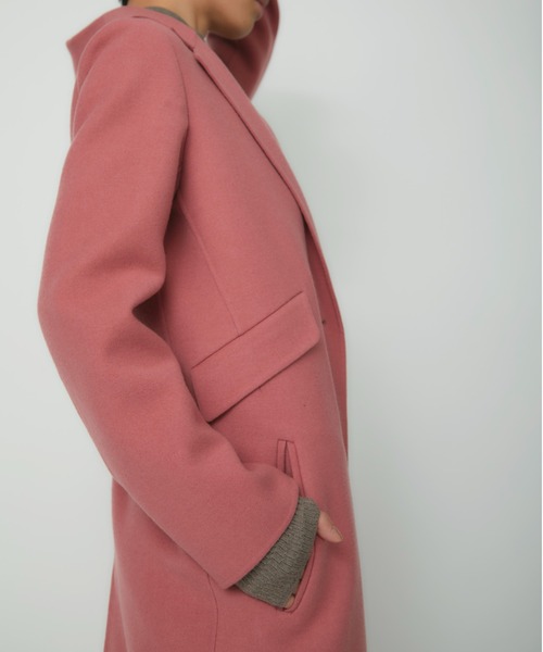 CINOH（チノ）の「W FACE CHESTER COAT（チェスターコート）」 - WEAR