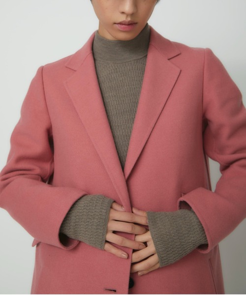 CINOH（チノ）の「W FACE CHESTER COAT（チェスターコート）」 - WEAR