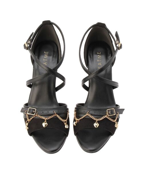 EATME(イートミー)の「チェーンベルトデザインサンダル(サンダル・レディース・ブルー/アイボリー/ブラック/オレンジ・S/M/L)」の16枚目の写真