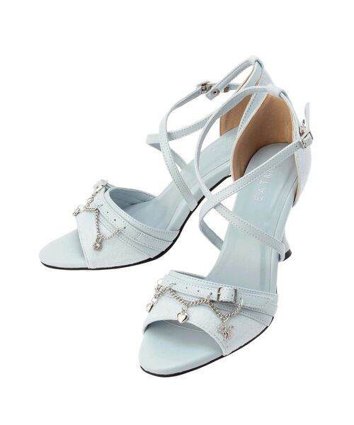 EATME(イートミー)の「チェーンベルトデザインサンダル(サンダル・レディース・ブルー/アイボリー/ブラック/オレンジ・S/M/L)」の8枚目の写真