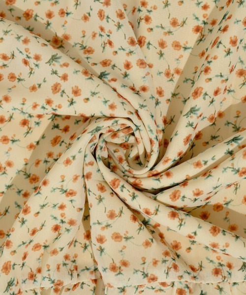 flower（フラワー）の「フローラルキャミワンピース（ワンピース・レディース・オレンジ/ブルー・FREE）」の10枚目の写真