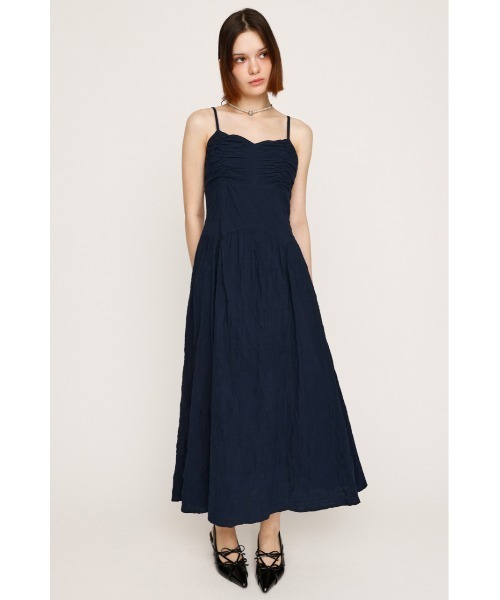 【新品タグ付き】gather volume cami one-piece gather volume camisole one-piece – Acka online store